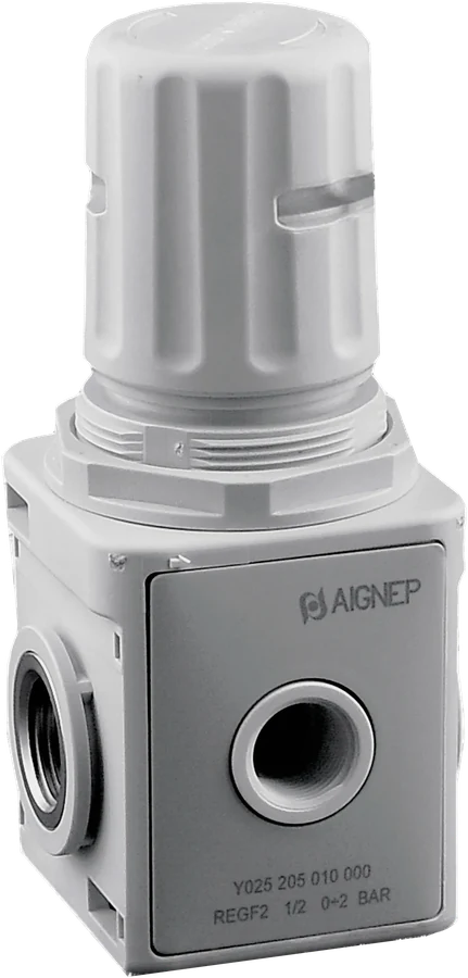 Unidad FRL AIGNEP Y025 · Regulador frontal