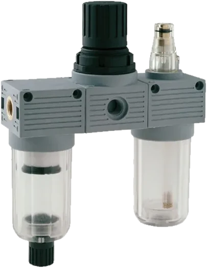 Unidad FRL AIGNEP T200 · Filtro + regulador + lubricador