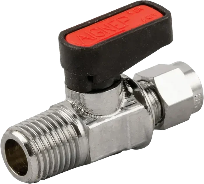 Válvula de esfera GHILUX AIGNEP 6350 · Macho cónico R ISO 7 – tubo